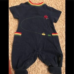 NICU 2001 PREEMIE CARS Appliqué Romper